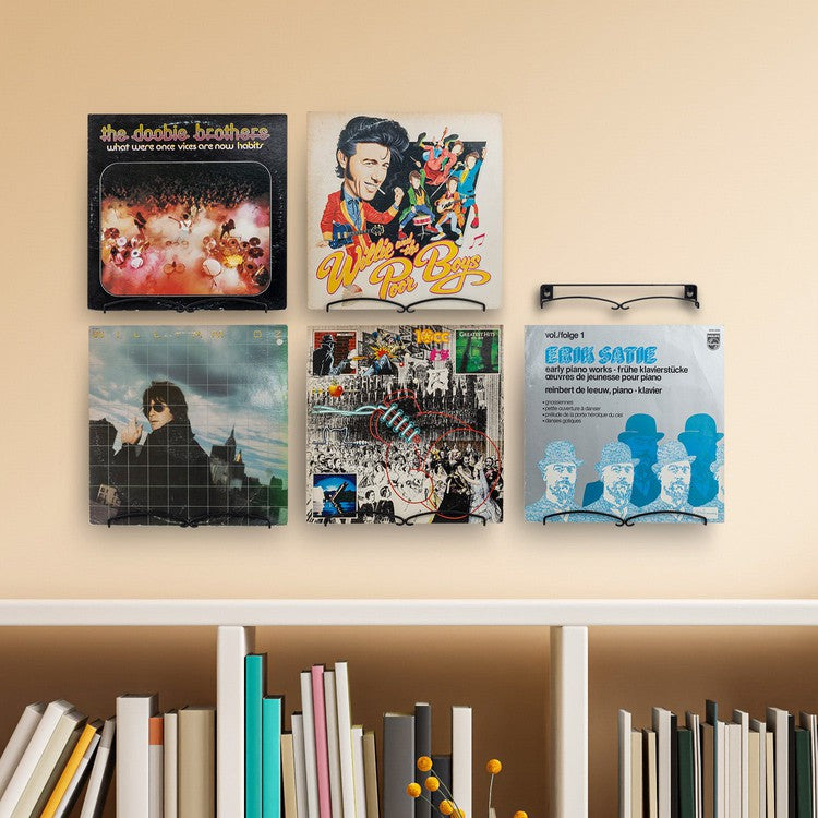 Vinyl Record Frames – Set of 3 Black Frames to display your album cover on  the Wall