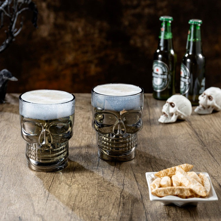 Drinking Skull Set, Skull Drinking Glasses
