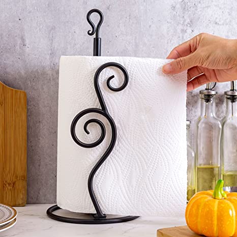 Kitchen Details Paper Towel Holder in Black