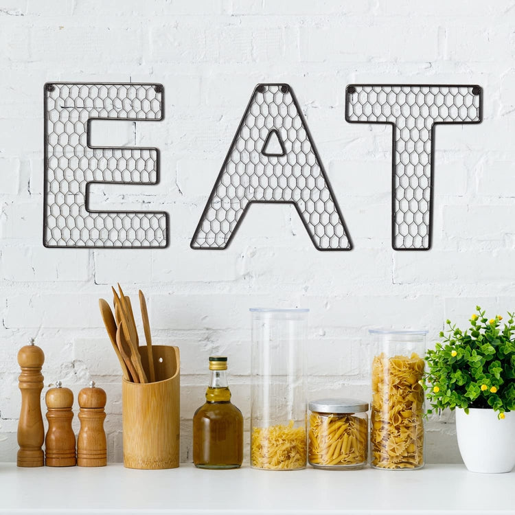 eat sign, large EAT sign, kitchen wall decor, kitchen eat sign
