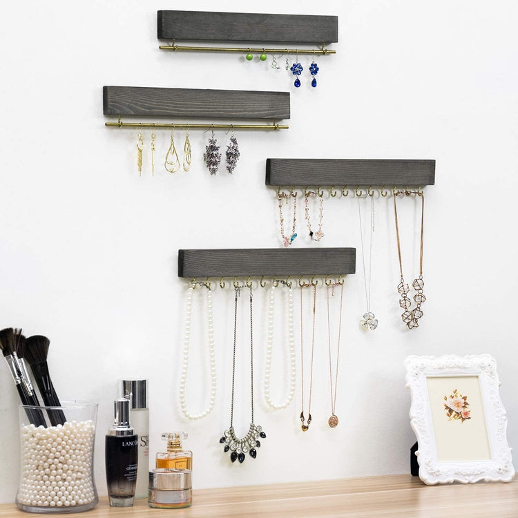 Necklace Hanger Jewelry Organizer Set of 4
