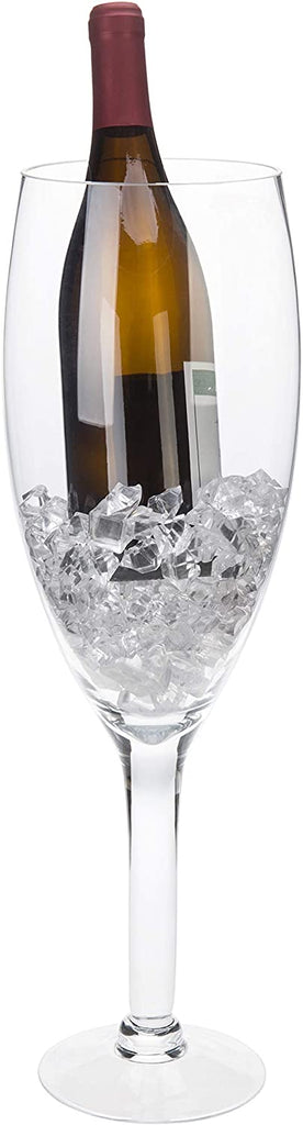 20 Inch Decor Giant Clear Wine Glass/ Novelty Stemware/ Champagne Magnum  Chiller