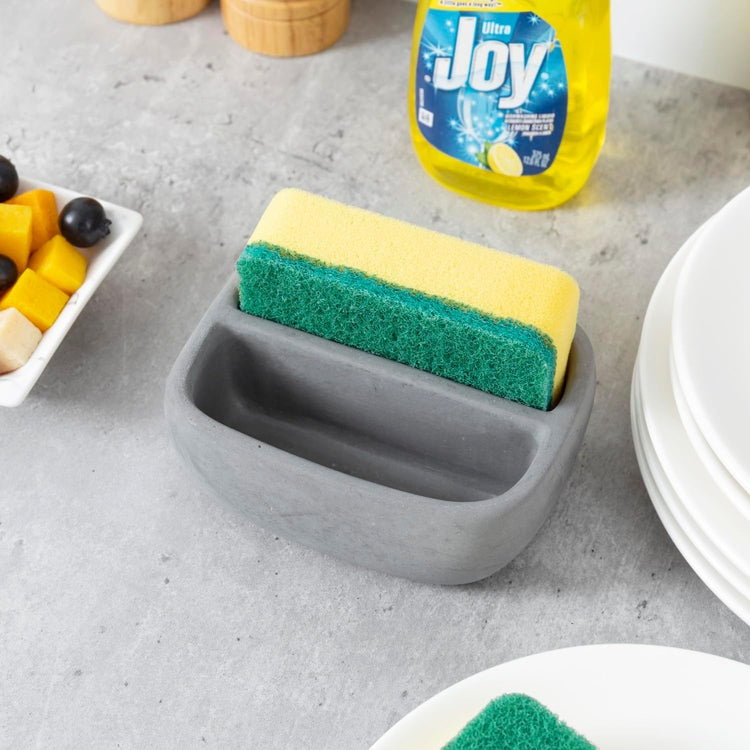Silicone Storage Trays Soap Dish Drain Tray Sponge Holder Sink