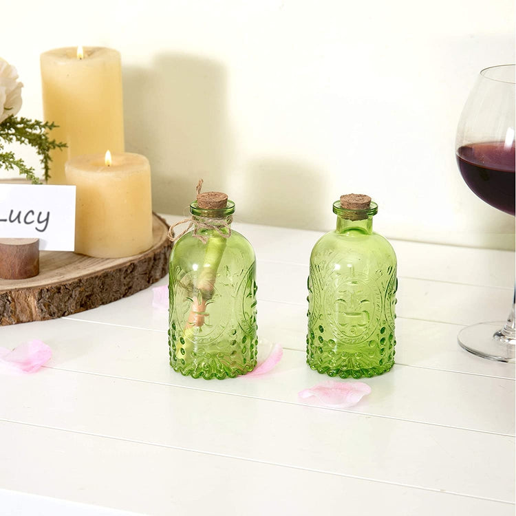 Glass Jars Cork Lid Candles, Glass Containers Cork Lid