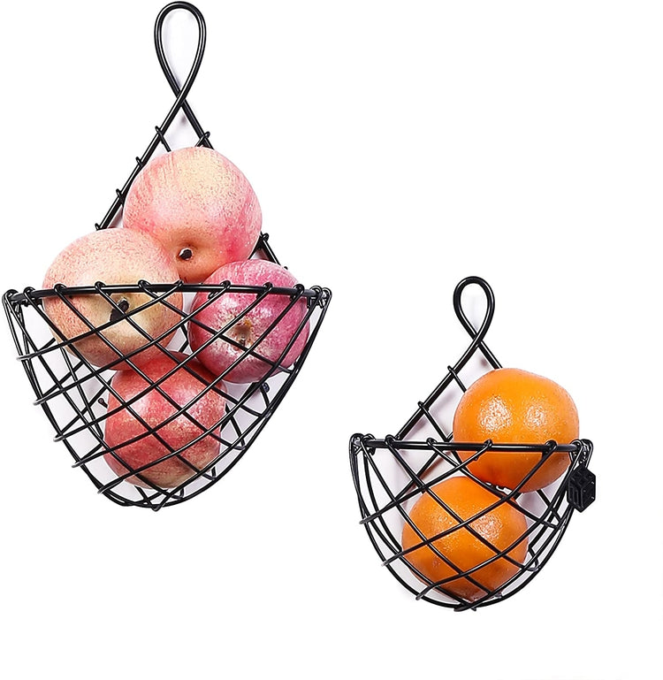 Hanging Fruit Basket Kitchen Hanging Wall Vegetable Fruit Baskets