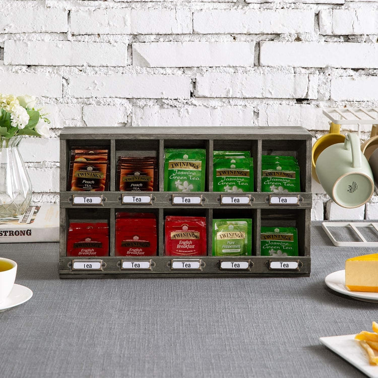 Teabags Selection, Bamboo Case
