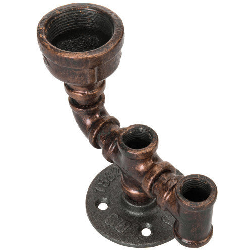 Industrial Copper Metal Pipe Toothbrush Holder-MyGift