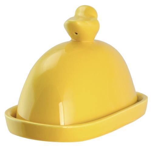 Yellow Bird Ceramic Butter Dish - MyGift