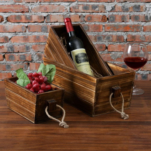 Nesting Red Wine Glass Set