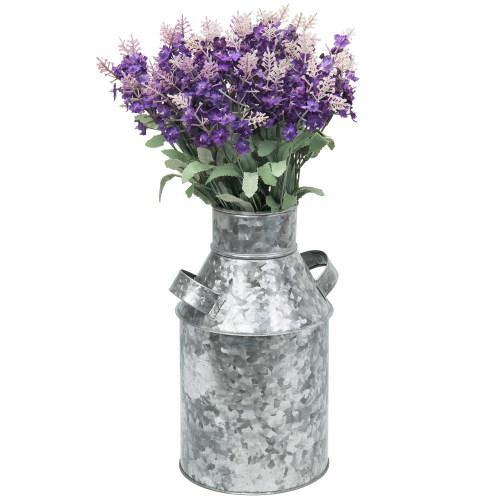 Galvanized Milk Can Style Vase with Handles - MyGift