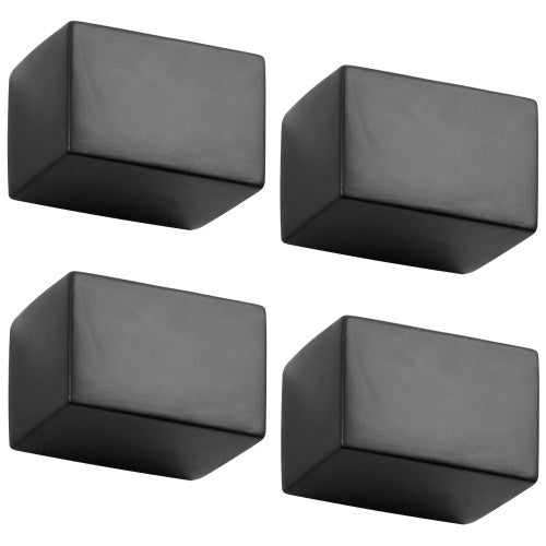 Set of 4 Black Ceramic Wall Hanging Succulent & Herb Planter Box-MyGift