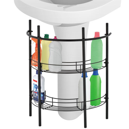 Chrome-Plated Under-the-Sink Bathroom Storage Rack – MyGift