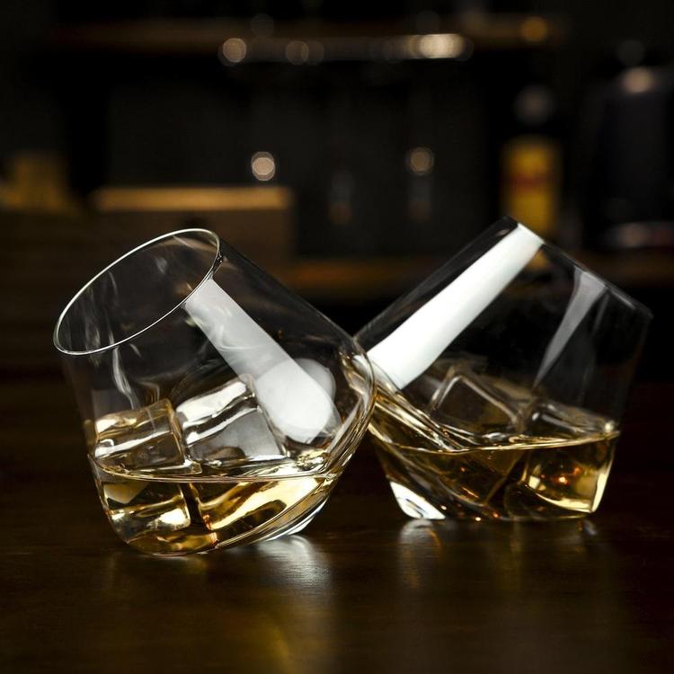 Whiskey Tumbler Glass 325ml, Flat Bottom Glasses