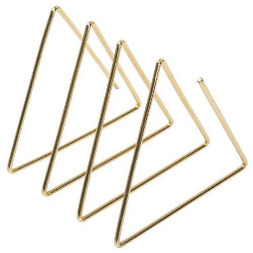 Triangular Brass Tone Wire Magazine/Mail/File Sorter - MyGift