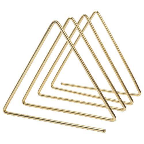 Triangular Brass Tone Wire Magazine/Mail/File Sorter - MyGift