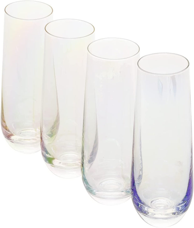Dash of That Stemless Champagne Glassware Set - 4 Pack - Clear, 4 pk / 8.5  oz - Kroger