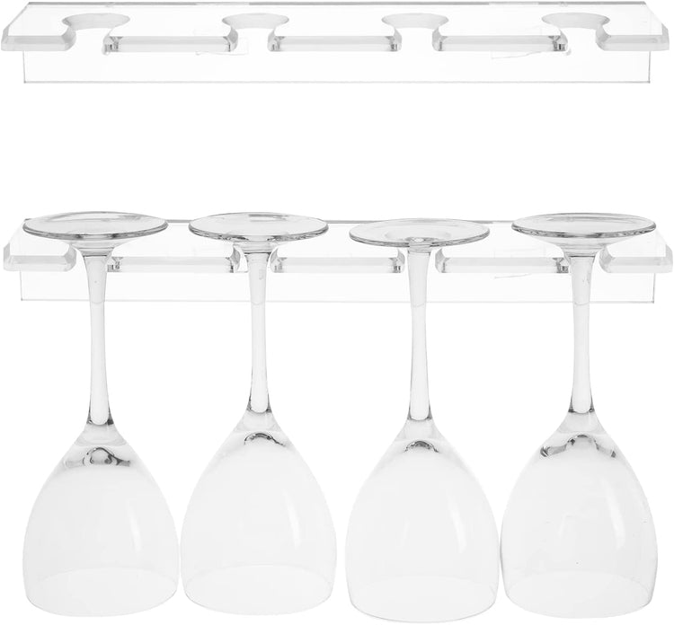 Acrylic best sale stemware rack