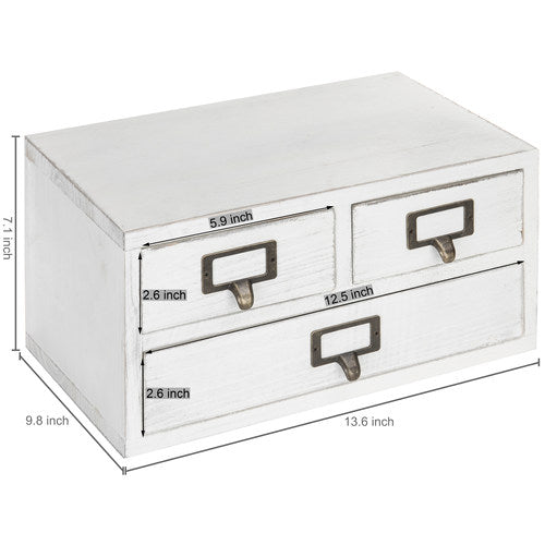 3 Drawers Apothecary Cabinet Rack Desktop Storage Drawer - Temu