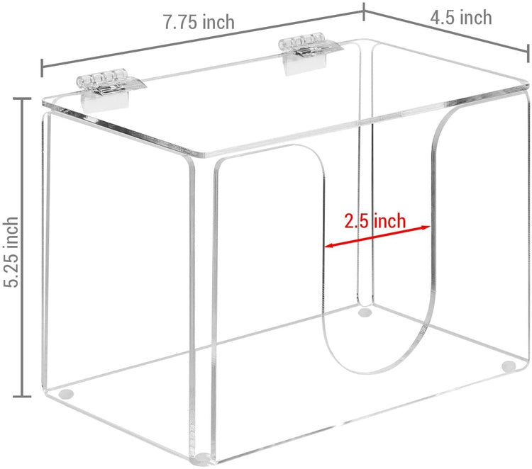 Clear and Gray Plastic Multipurpose Box Perfect for First Aid or