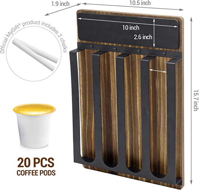 Galvanized Coffee Pod K-Cup Holder