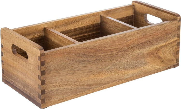 Whitewashed Wood Bath Storage Toiletries Organizer Bin, Crate Style Di –  MyGift