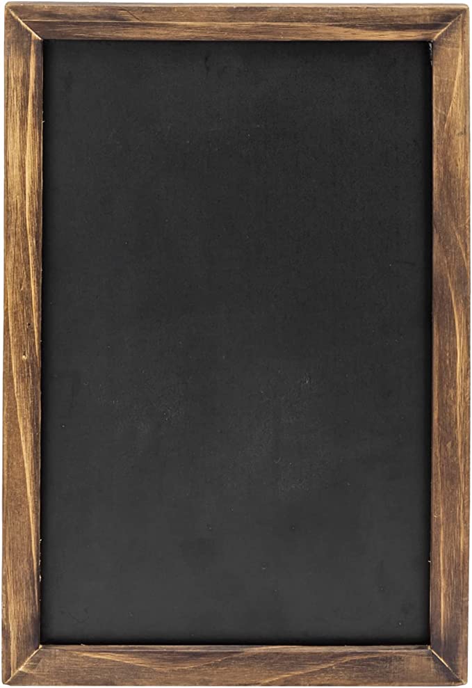 Black Metal Large A-Frame Erasable Chalkboard Sign