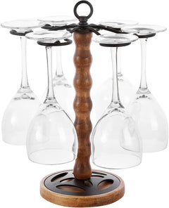 Six Wine Glass Drying Rack- Bronze