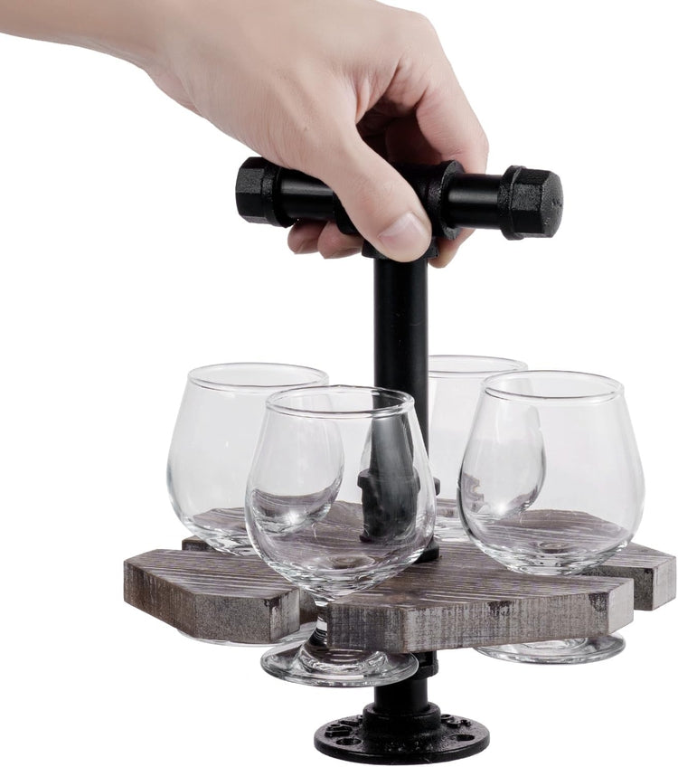 Wine glass flight 2024 holders and stands