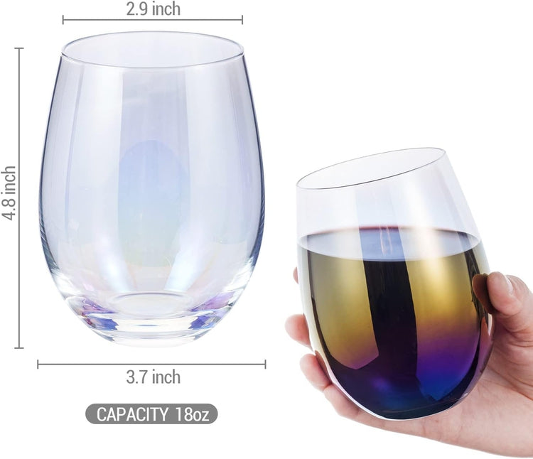 18 Types of Wine Glasses - Stemless Wine Glasses