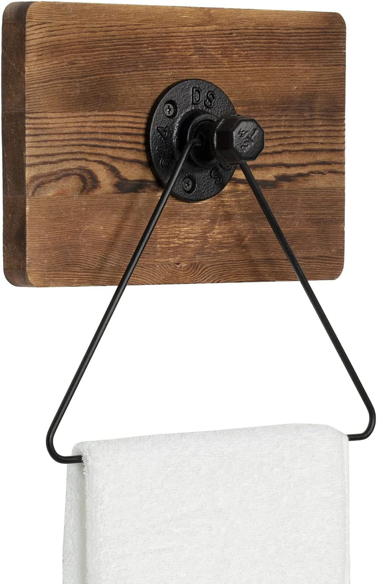 Rustic Victorian Black Bar With Hooks , Kitchen Towel Holder , Hand Towel  Holder , Rustic Pipe Bathroom Holder , Modern Industrial Kitchen 