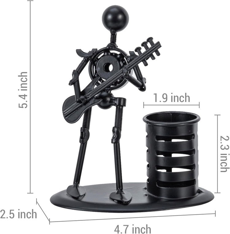 Engineer Gift Funny Pen Pencil Holder Metal Pen Cup Desk Decor- Black