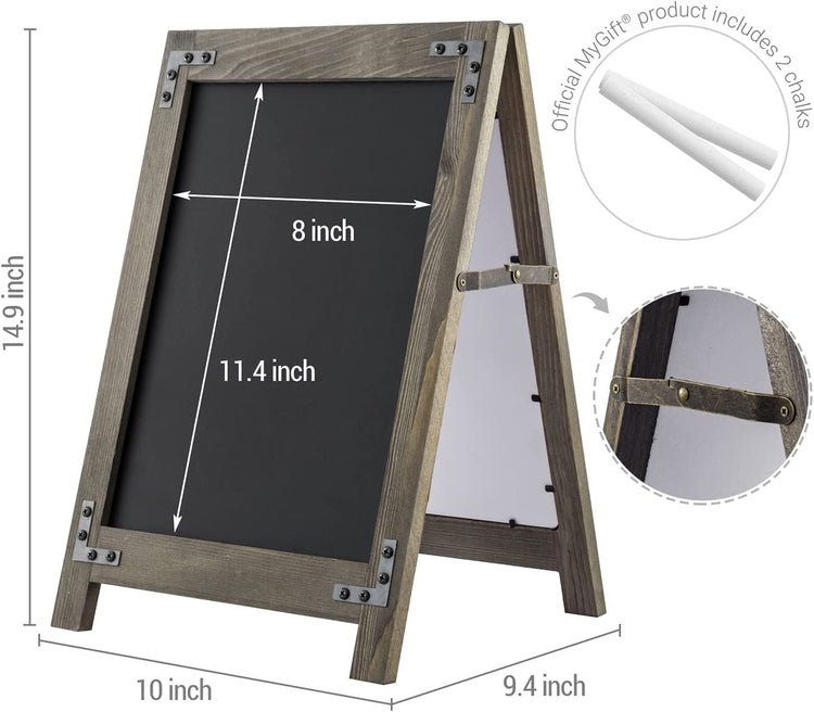 Freestanding Wooden A Frame Double Sided Chalkboard For - Temu