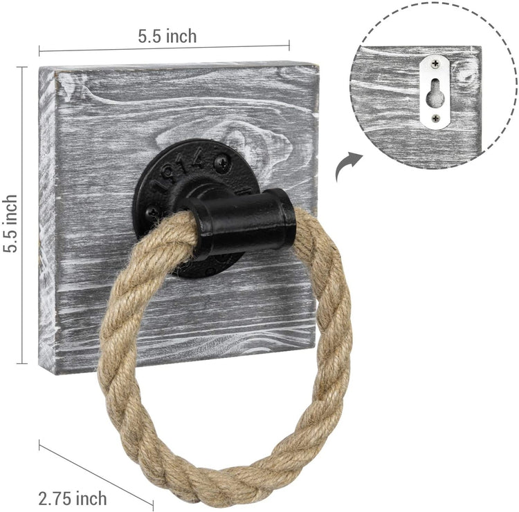 Rope discount towel ring