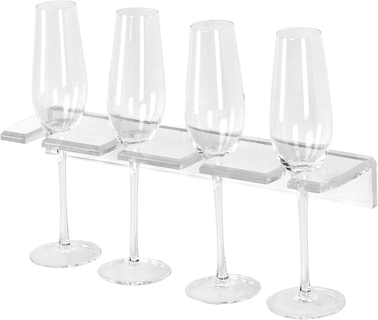 Admiral Craft BRGH-24/PKG Glass Hanger 24 Long For Undershelf Storage