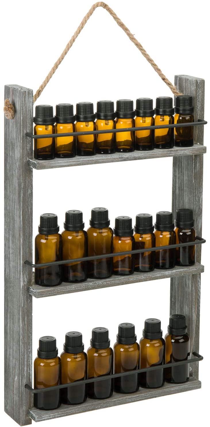 Mason Jar Display & Storage Rack 