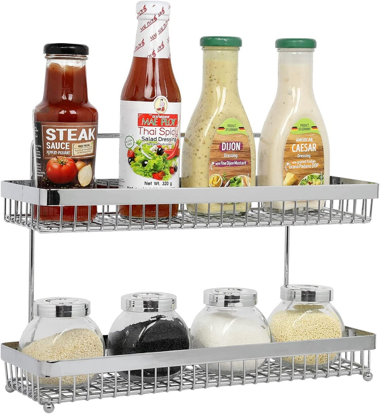 Wall Stainless Steel Spice Rack
