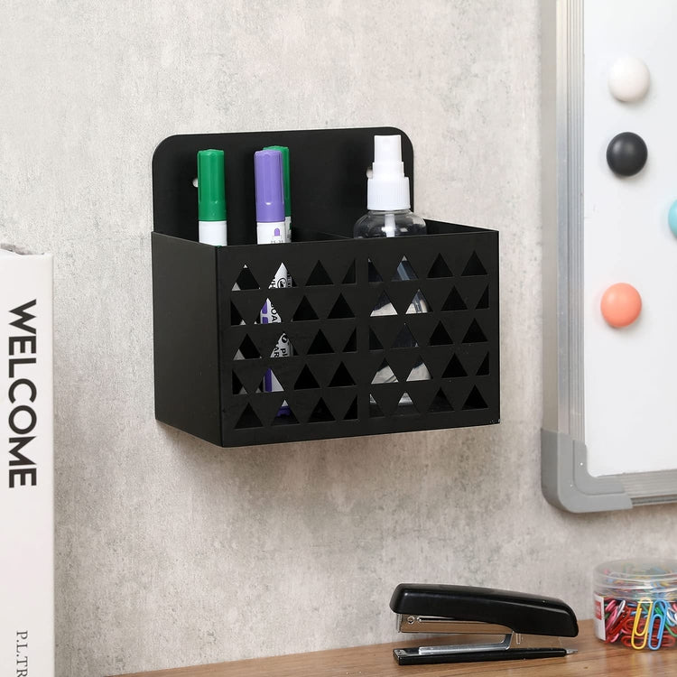 Wall Mounted White Board Organizer, Storage Basket for Office