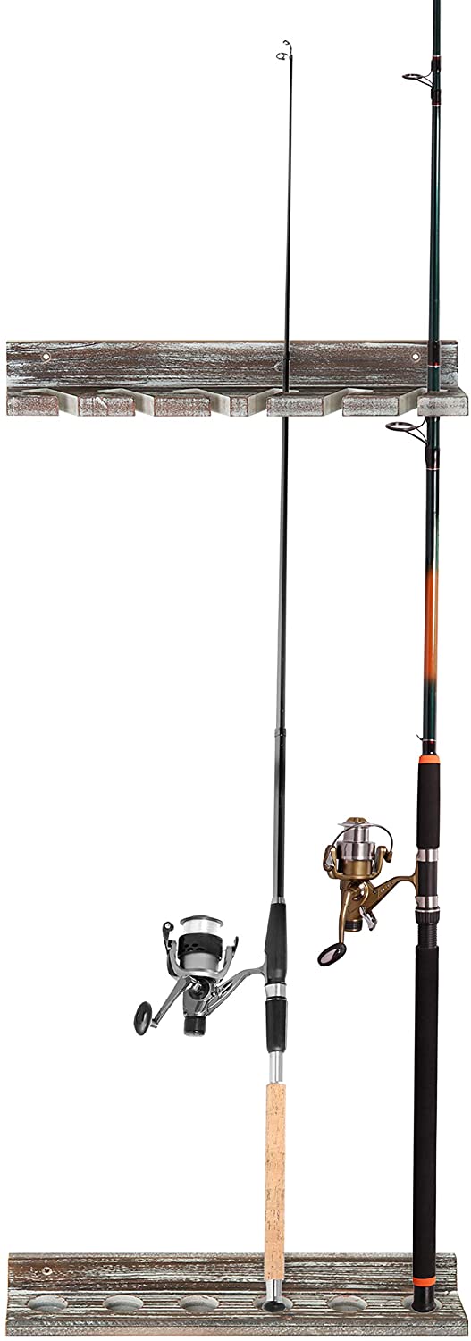 Multifunctional Vertical 3-Link Fishing Rod Storage Holder Pole