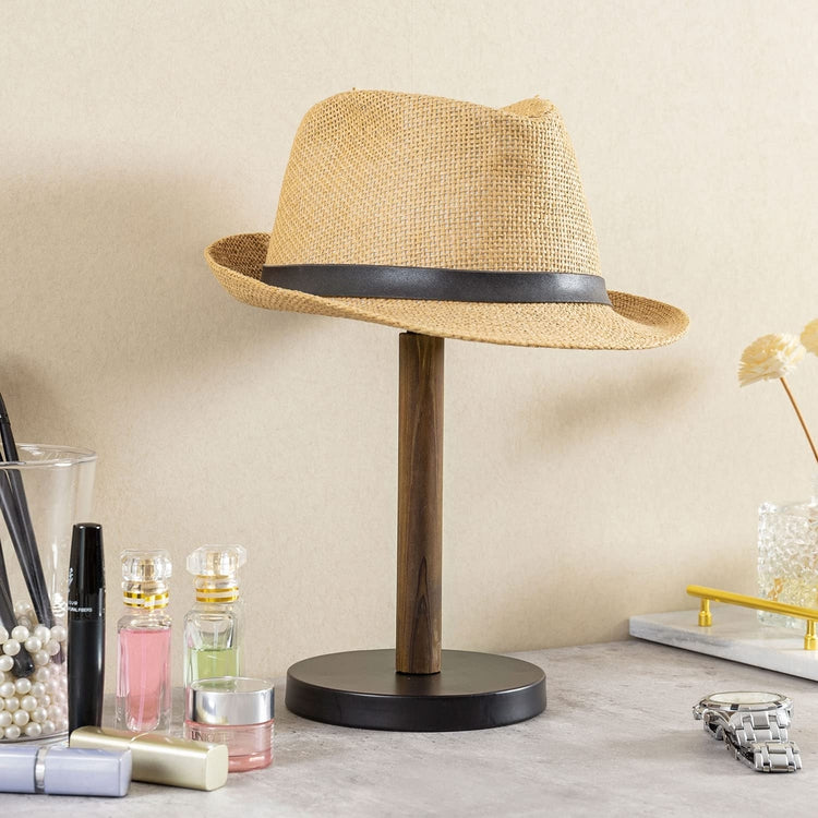 Faceless Head Hat Holder Display with Detachable Wood Stand Hat