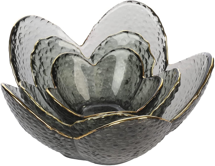 Textured Serving Bowl Set