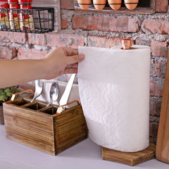 Paper Towel Holder, Counter Paper Towel Holder, Kitchen Decor, Copper –  Fine Wine Caddy