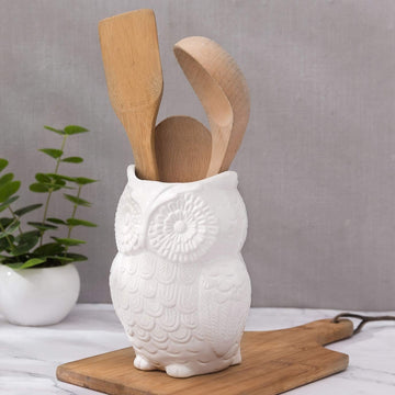 White Owl Ceramic Cooking Utensil Holder Multipurpose Kitchen Storage   71jeUlnRnpL. AC SL1500 360x360 