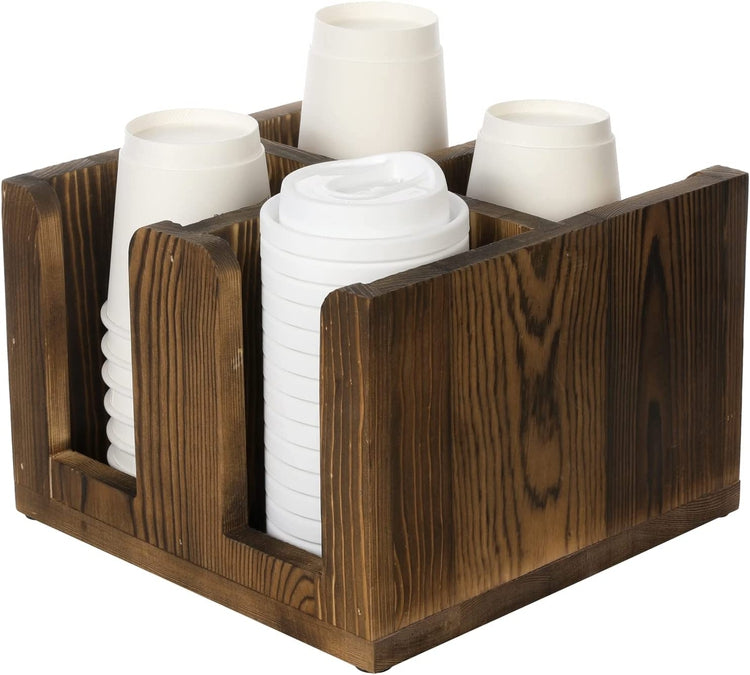 Desktop Coffee Cup Storage Rack With Door Dustproof Coffee - Temu