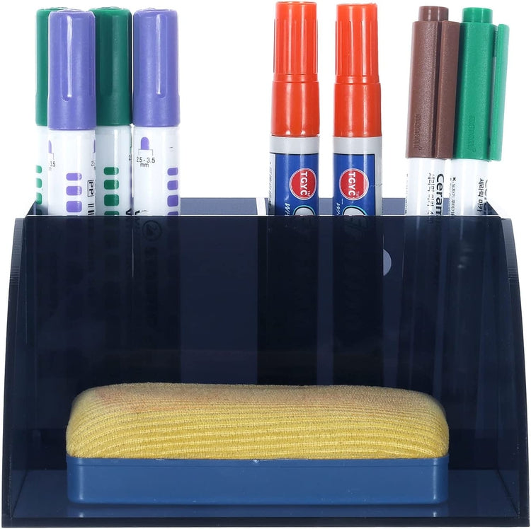 Acrylic Dry Erase Whiteboard Marker Holder Organizer, Dry Erase