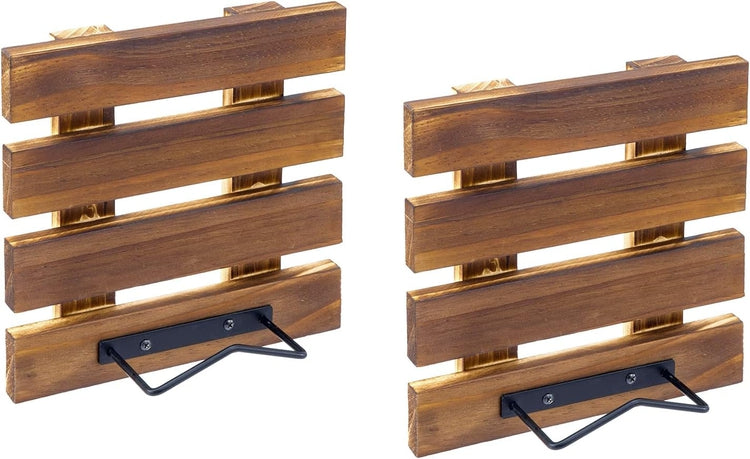 Wood Plate Display Racks