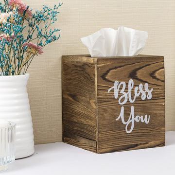 Gold Star Tissue Box Holder Rectangle Facial Tissue Dispenser  with Hanging Loop PU Leather Toilet Paper Container for Countertop Night  Stands : Home & Kitchen