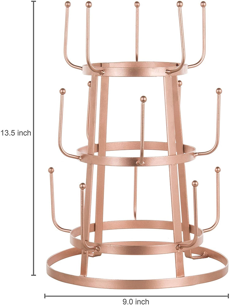 U-Hook Countertop Article/Jewelry Display Stand - Durable Rose Gold Finish