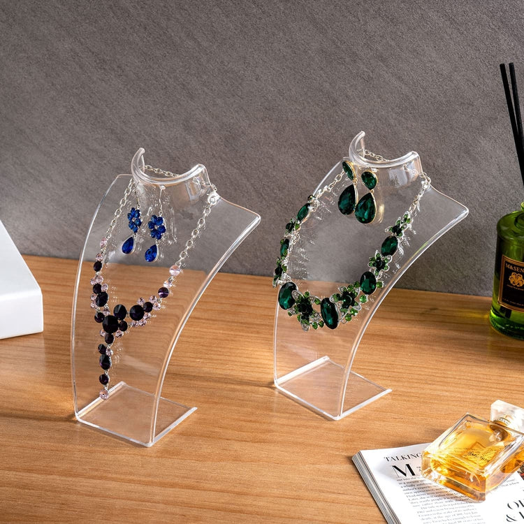 clear acrylic display stands