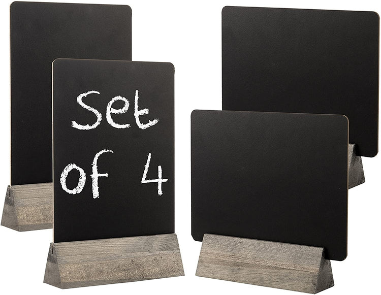 Rewritable Small Blackboard Tabletop Message Mini Chalkboards