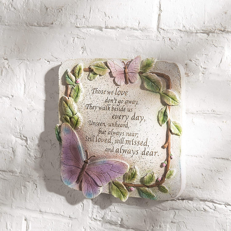 Memorial Verse Resin Garden Stepping Stone, Wall Hanging Art Décor-MyGift